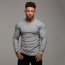 Load image into Gallery viewer, Autumn Fashion Men&#39;s T-shirt Sweater O-Neck Slim