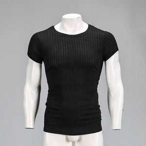 Autumn Fashion Men's T-shirt Sweater O-Neck Slim