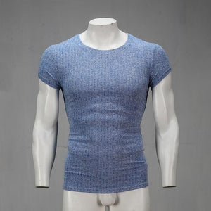 Autumn Fashion Men's T-shirt Sweater O-Neck Slim