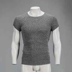 Autumn Fashion Men's T-shirt Sweater O-Neck Slim