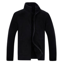 Load image into Gallery viewer, Winter Jacket Men Soft Shell Fleece Warm Army Green Men