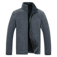 Load image into Gallery viewer, Winter Jacket Men Soft Shell Fleece Warm Army Green Men