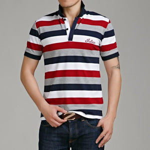 Casual Polo Shirts Short Sleeve Men Summer Cotton Breathable