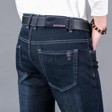 Load image into Gallery viewer, Men&#39;S Jeans Homme Straight Biker Moto Jean Pants