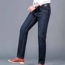Load image into Gallery viewer, Men&#39;S Jeans Homme Straight Biker Moto Jean Pants